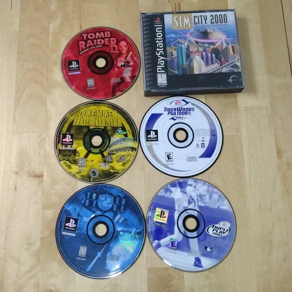 PlayStation Console With 6 Games